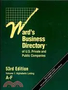 在飛比找三民網路書店優惠-Ward's Business Directory of U