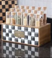 Mackenzie-Childs Courtly Check Spice Rack - New In Box
