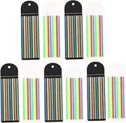 jojofuny 1set Transparent Highlight Strips Pet Page Markers for School Supplies Portable Note Strips for Reading Focus and Annotation 10sheets