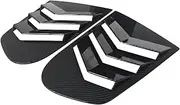 Compatible for Volkswagen Scirocco 2009-2018 Rear Blinds Side Windows Air Vents Spoilers Body Decoration Accessories(Carbon Fiber Look)