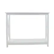 New Modern Console Table White Hall Hallway Entry Display Side Desk Furniture