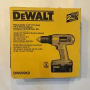 DEWALT DW959K2 18v NiCd 1/2" Cordless Drill Driver NEW OLD STOCK