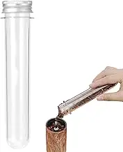 Coffee Bean Dosing Tubes - Bean Keeper - 60ml Transparent Storage Keeper with Lids for Bar Home Coffee Enthusiasts and Tea Lovers