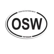 Operation Southern Watch Veteran OSW Oval Sticker