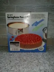 Vintage Set Of Three Springform Pan Set From The Robinson Design Group