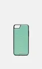 MIMCO Mim-Gram Phone Case For Iphone SE-8-7-6s-6- Mint Leather RRP $99 New
