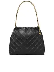 Tory Burch Fleming Leather Hobo Bag