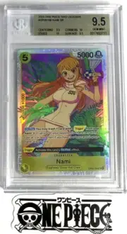 BGS 9.5 One Piece OP08-106 SR Nami - English - Two Legends - Graded - TCG
