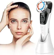 ANLAN Face Massager for Skin Care,Beauty Device Multi Anti-wrinkle High-Frequency EMS Facial Lifting Toning with Red/Blue Machine,Skin Rejuvenation and Tightening