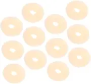 12pcs Hair Accessories Bun Maker Large Shaper Hair Bun Cute Ballet Buns Maker Donut Toppers Hairstyle Tool Messy Adults Hair Nest for Hair Styling Curlers Nylon Beige