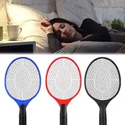 Yotsuba Electric Fly Swatter Racket, Battery Operated Flies Killer Indoor & Outdoor Pest Control Mosquito and Insect Catcher Zapper (Random Color)