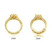 12 Pcs/set Invisible Clips Guard Ring Sizer Invisible Ring Size Adjusters (Gold)