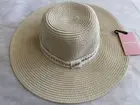 Juicy Couture Tan Straw Floppy Hat
