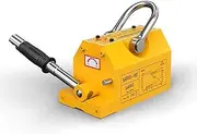 Heavy Duty Magnetic Lifter, Permanent Lifting Magnets with Trigger for Sheet Steel, Board, Round Bar, Safety Factor 3 (0.1 Tone)