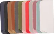 [SHERCHPRY] 12-piece Pink Sunglass Case Eyeglasses Travel Pouch Portable Storage Bag