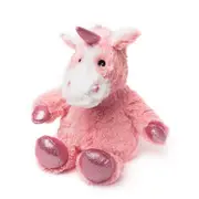Microwavable Warmies Heat or Cool Pack Pink Sparkly Unicorn Plush Soft
