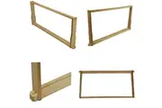 100 Deep Beehive Frames Wood Bee Hive Unassembled Brood Box Frame Beekeeping