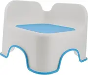WESIEVYA Step Stool for Bathroom Sink Plastic Foot Stool Anti-Slip Bottom for Potty Training and Bathing