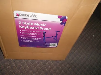 Liquid Stands Purple Heavy Duty Z Style Music Keyboard Piano Stand Portable-B21