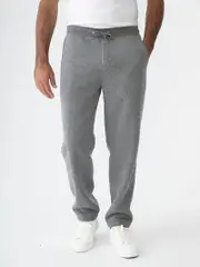 Mens Sherpa Fleece Trackpant Grey