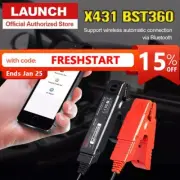 LAUNCH BST360 Car Battery Tester Clip Diagnostic Work For X431 V/V+/PROS+/IOS