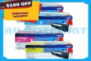 Genuine Brother TN348BK+TN348C+TN348M+TN348Y Toner-> HL-4150CDN/MFC-9970CDW 6K