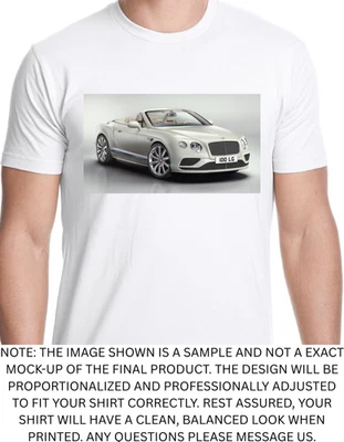Bentley Continental Gt V8 Convertible Galene Mulliner T Shirt Men New