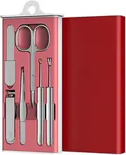 Nail Clippers Nail kit Manicure Set, 6Pcs Manicure Set Professional Nail Cutter Stainless SteelPedicure Sets Eyebrow Clipper File Beauty Tools(Style 1)