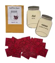 Teacher Made Center Learning Resource Activity Game Suffixes ful & ness