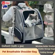 Cat Carrier Bag Cats Pet Backpack Carrier Fully Ventilated Mesh Portable Hiking