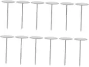 FIXOSHEE 12Pcs Stainless Steel Flower Nail for Cake Decoration Creative Baking Tools for Cupcakes Cookies and Fondants Washable and Lightweight Baking Accessories