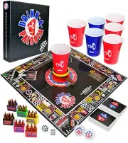 DRINK-A-PALOOZA Board Games: Party Drinking Games for Adults Game Night Party