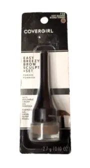 New Covergirl Easy Breezy Brow Sculpt Set Buildable Cream - 720 Soft Blonde -