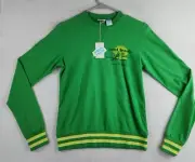 Paul Frank Is Your Friend Teens Juniors Green Logo Sweatshirt Size Small
