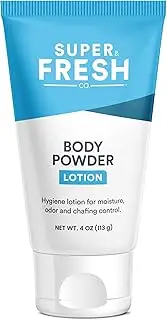 SweatBlock Body Powder Lotion, Anti-Chafing, Talc Free, No Mess Body Powder For Men and Women, 120ml