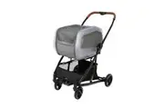 Ibiyaya NeoRider Multipurpose Detachable Pet Stroller, Silver Mist