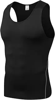 [Generic] Men Tank Tops Men's Sports Training Tight Vest Basketball Fitness Running Quick-Drying Vest Top T-Shirt