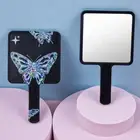 Cartoon Handheld Makeup Mirror Clear Cat Claw Makeup Mirror Woman