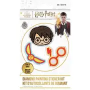 Camelot Dots Diamond Art Kit 2.5"X2.5" 3/Pkg-Harry Potter Icons Sticker 1Pack