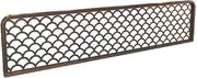 Dividers for Dining Areas,Hollow Desk Divider,Iron Restaurant Countertop Screen Partition Divider for Desk Restaurant Bars(Black,150x30cm/59.05x11.8in)