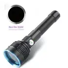 20W 4LED 365nm Blacklight UV Flashlight Ultraviolet Jade USB Rechargeable Torch