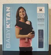 New Baby K'tan Pre-Wrapped Ready To Wear Baby Carrier in - Medium/Color- Denim