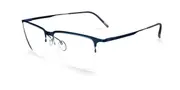 Silhouette Blend 5555 4040 Men's Glasses Purple Size 52 - Private Health Rebate - Blue Light Block Available