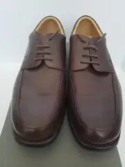 Johnson and Murphy Samford Moc, dark brown, size9.5M, imported, brand new w box
