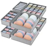 Drawer Organizer Clothes - Foldable Underwear Organizer and Sock Organizer So...