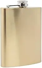Hip Flask Brushed Gold