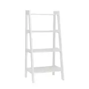 Arven Multipurpose 4-Tier Ladder Display Storage Bathroom Shelf - White