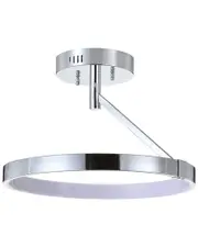 JONATHAN Y Owen 17.5in Dimmable Integrated LED Metal Semi-Flush mount