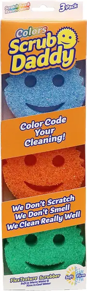 Scratch Free Color Sponge with Flex Texture (3 Pack)