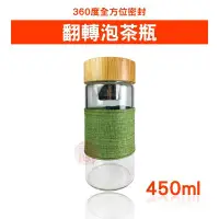 在飛比找Yahoo!奇摩拍賣優惠-派樂 翻轉濾網泡茶杯(450ml)玻璃水瓶 茶水壺 內層31